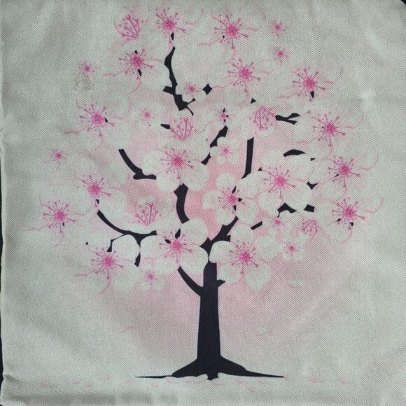 5 PCS Set of 3D Print Cushion Cover 16” x 16” Cherry Blosson Pink - Picture 4 of 4